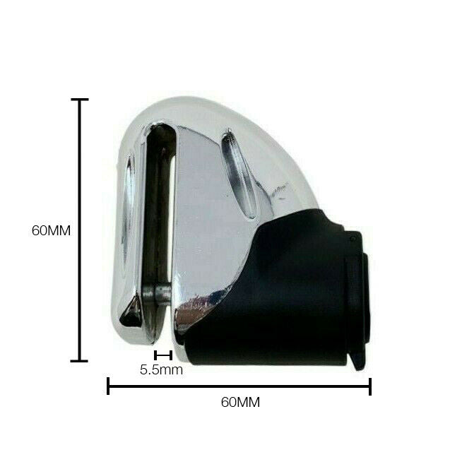 Areo E-Scooter Heavy Duty Disc Lock With Pouch - Chrome - 2 Keys - 5.5mm Pin - Sportandleisure.com (6968029773978)