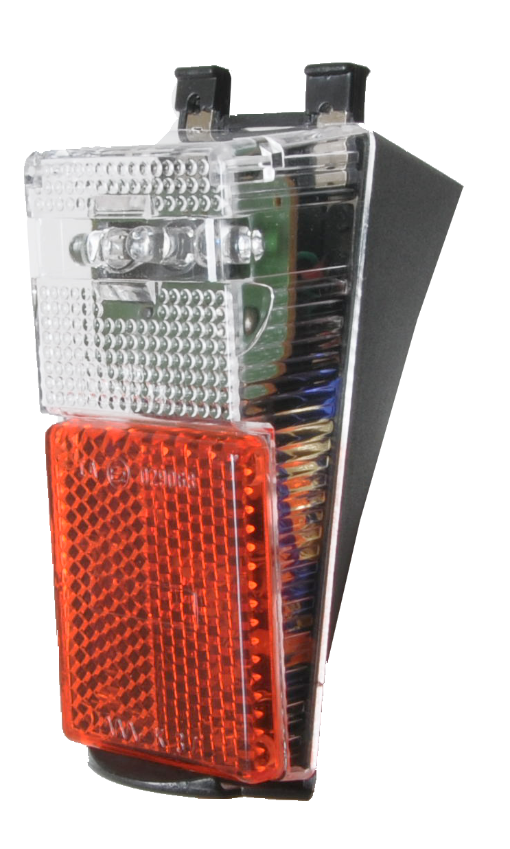 Union UN-4315 Rear Mudguard / Fender Light - Red - Dynamo Compatible - BOGOF - Sportandleisure.com (6968085020826)