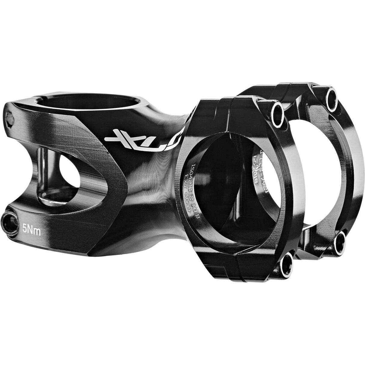 XLC Pro SL MTB Stem - 80mm - 31.8mm - 5° - Black - Sportandleisure.com