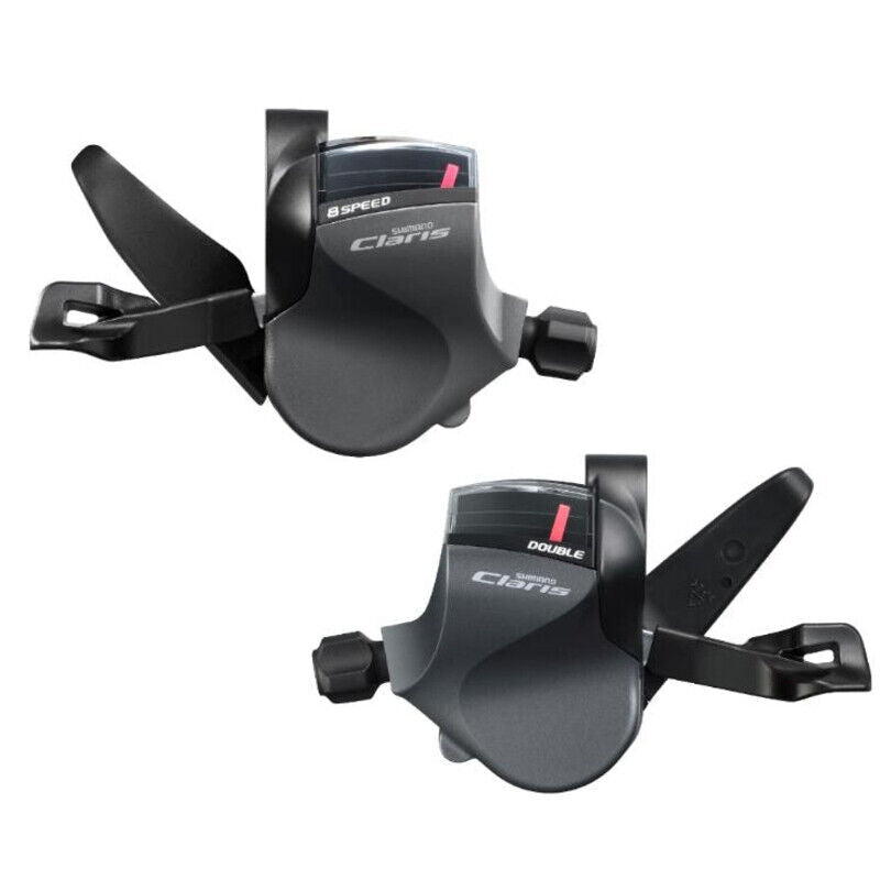 Shimano Claris SL-R2000 8 x 2 Speed Flat Bar Shifter Set - Sportandleisure.com
