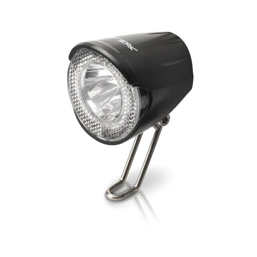XLC Dynamo Front LED 20 Lux Bike Head Light - Black - Sportandleisure.com