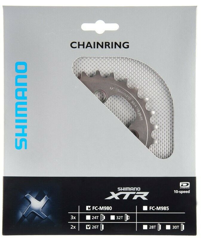 Shimano XTR M980 38/26 26T 10-Speed Double Chainring - Sportandleisure.com (6967891722394)