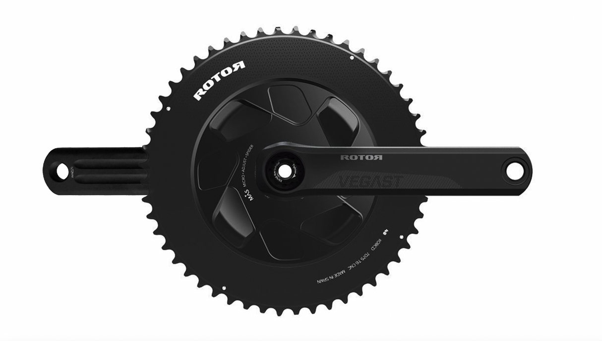 Rotor Vegast 2 x 12 SRAM AXS Crankset 35/48T - 24mm Axle - Select Crank Length - Sportandleisure.com