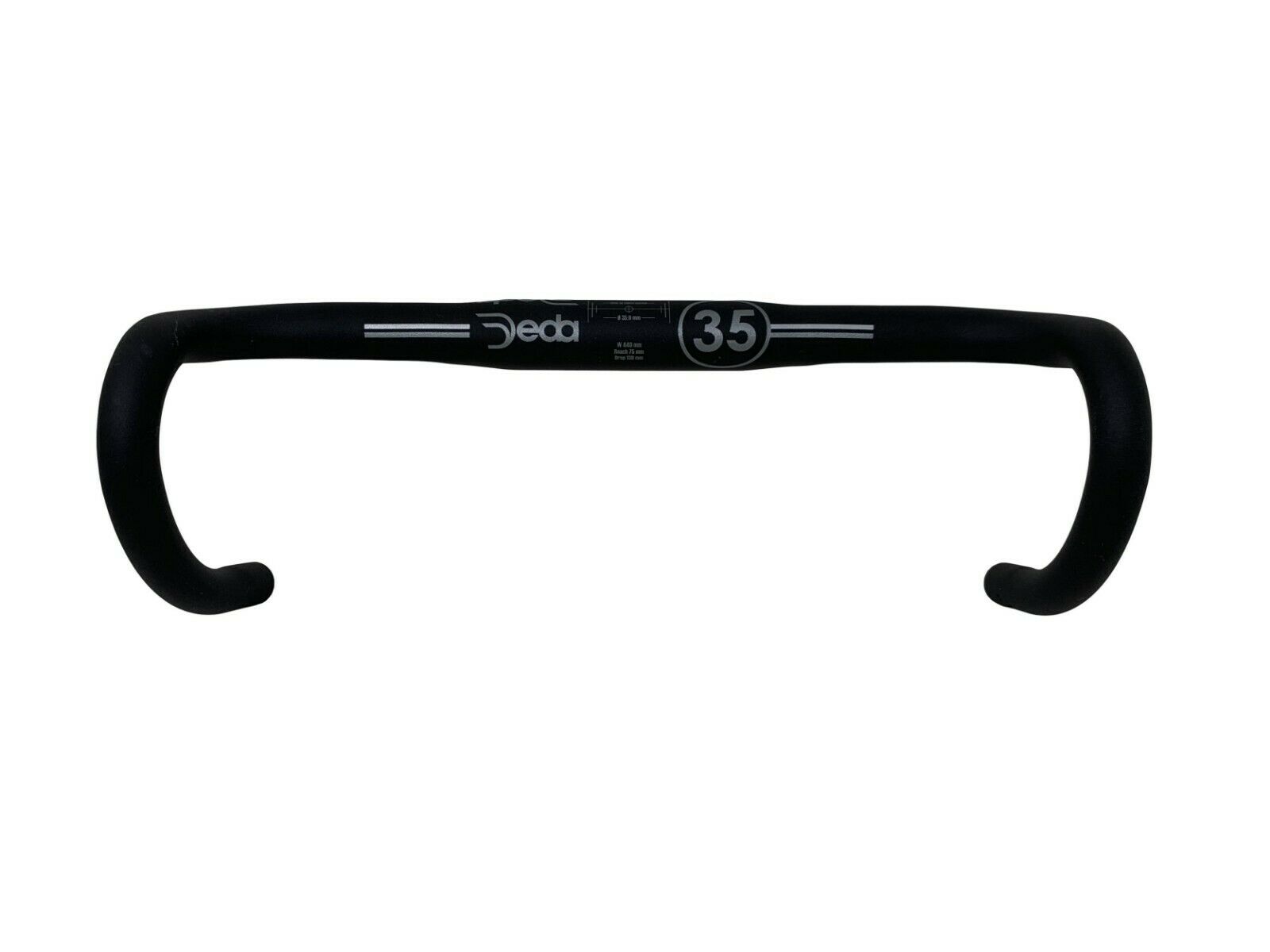 Deda M35 35mm Clamp Alloy Handlebar - 440mm Width