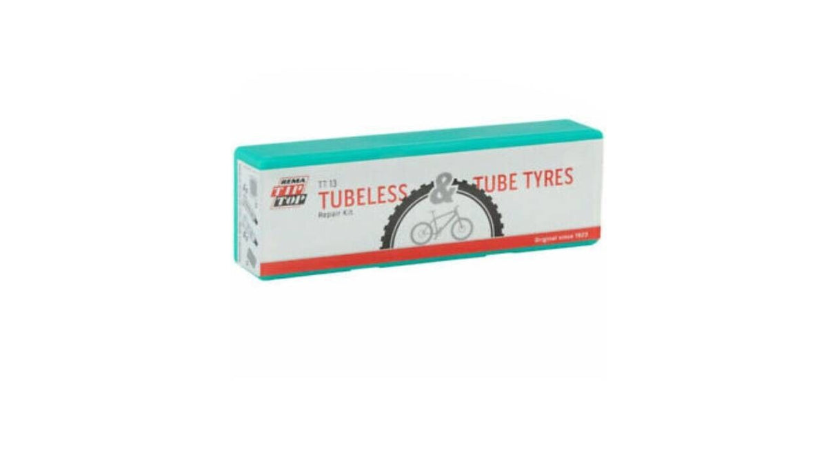 Rema Tip Top TT13 Bike Tubeless &Tube Tyres Repair Kit - Sportandleisure.com
