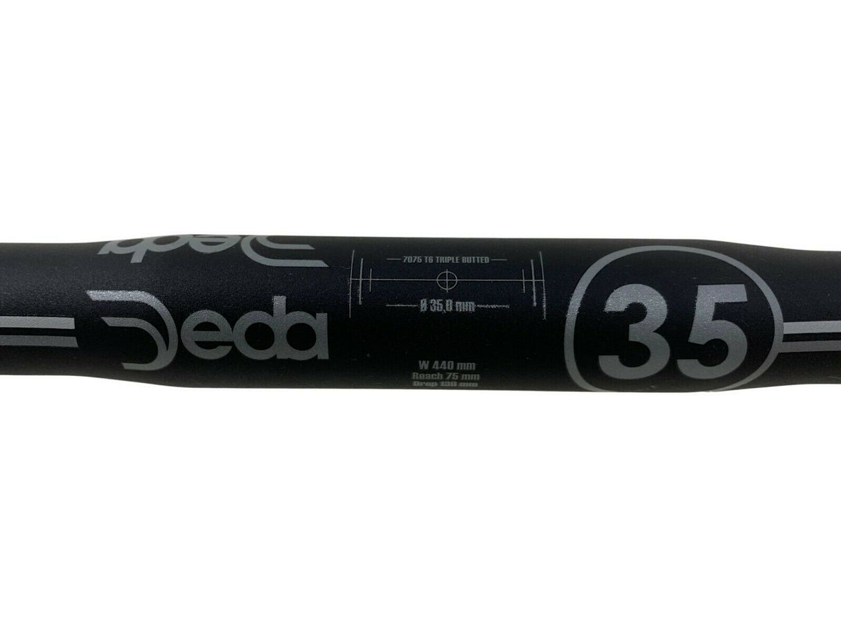 Deda M35 35mm Clamp Alloy Handlebar - 440mm Width - Sportandleisure.com (6968099963034)