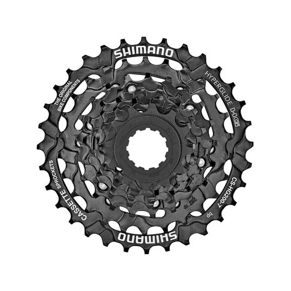 Shimano CS-HG200-7 Speed Cassette - 12 - 32T - Sportandleisure.com