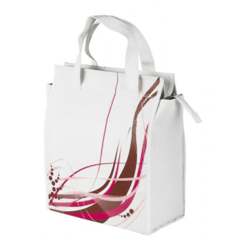 Amsterdam Style Bike Single Pannier Bag Shopping Luggage Carrier Bag Pink/White - Sportandleisure.com (6968051204250)