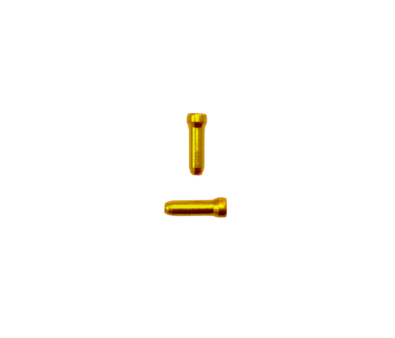 Jagwire Cable End For Gear Or Brake Cable - Gold - Sportandleisure.com