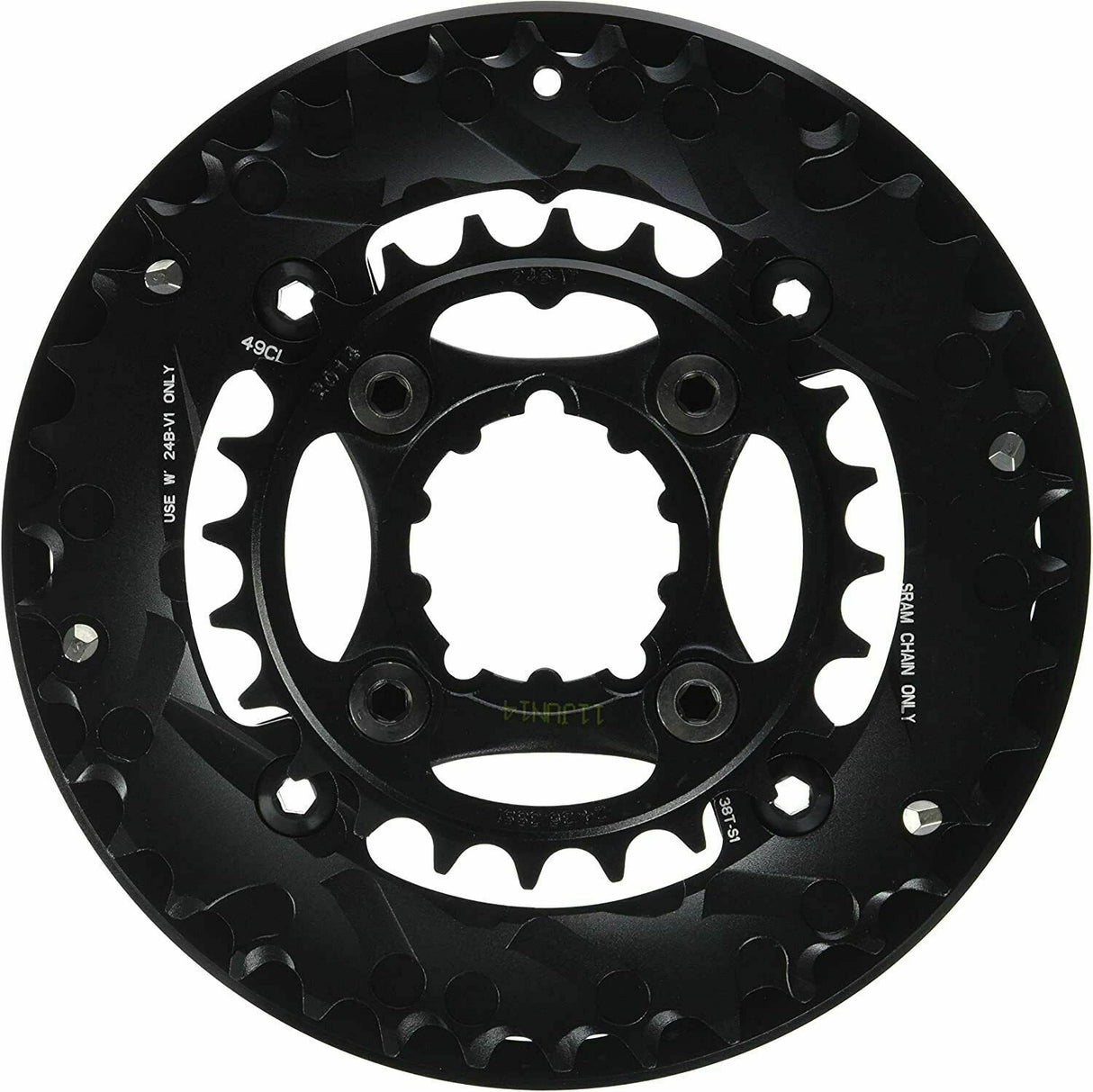 SRAM / Truvativ X9 Double 10 Speed GXP Chainring Set - 38 / 24T - Sportandleisure.com (6967879205018)