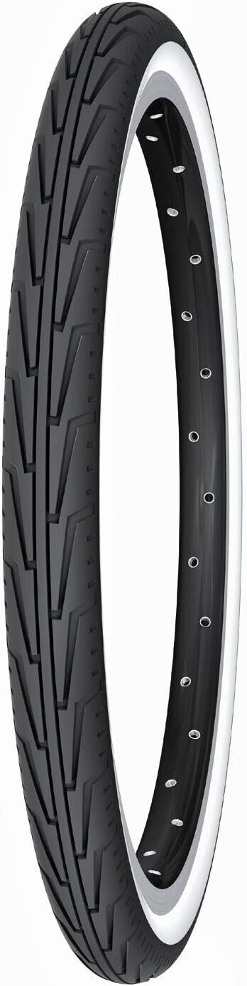 Michelin City J Junior Tyre - 24 x 1.75 - White Wall - Sportandleisure.com