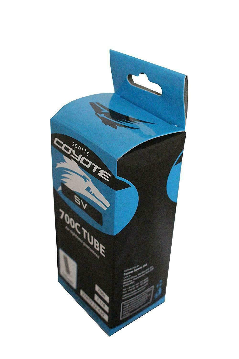 Coyote 700 x 28c (27" x 1 1/4") Road Bike Inner Tube - Schrader / Car Valve - Sportandleisure.com (6967893852314)