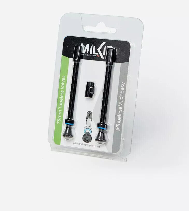 milKit Valve Kit - Tubeless Valve Set - Choose Valve Length - Sportandleisure.com