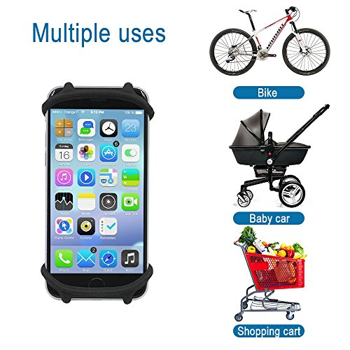 Silicone Phone Holder For Bikes / Motorbikes / Pushchairs - iPhone / Samsung - Sportandleisure.com (6968170053786)