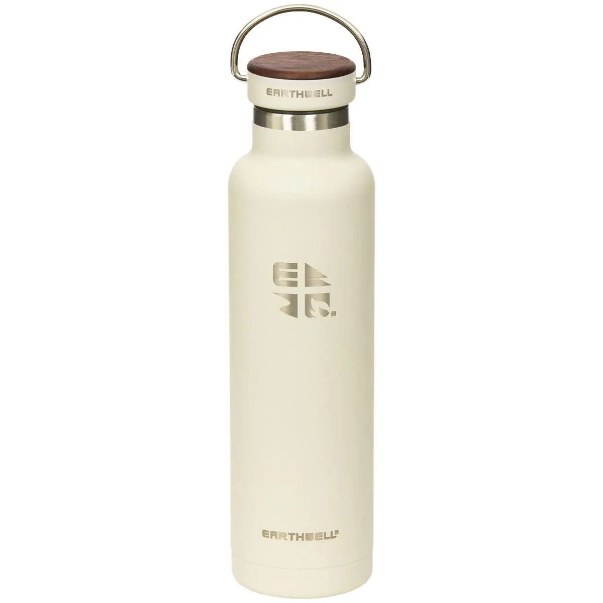 Earthwell Woodie Vacuum Bottle - Walnut Cap - 650ml - Select Colour - Sportandleisure.com
