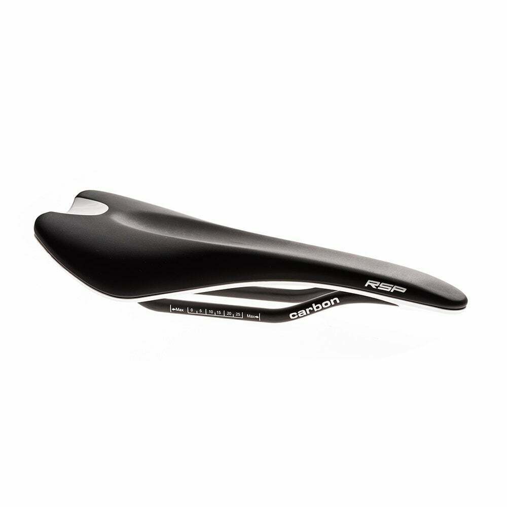 RSP Go Between Carbon Saddle - Black & White - Sportandleisure.com (7124877574298)