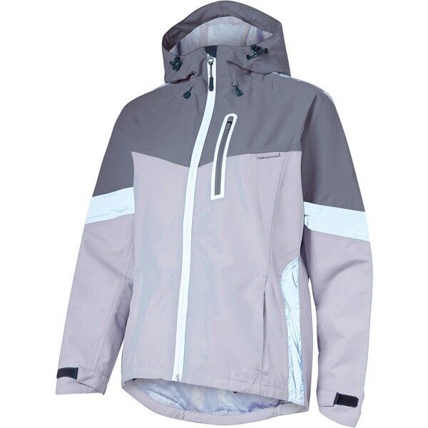 Madison Prima Women's Waterproof Jacket - Size 8 - Cloud Grey / Dark Shadow - Sportandleisure.com