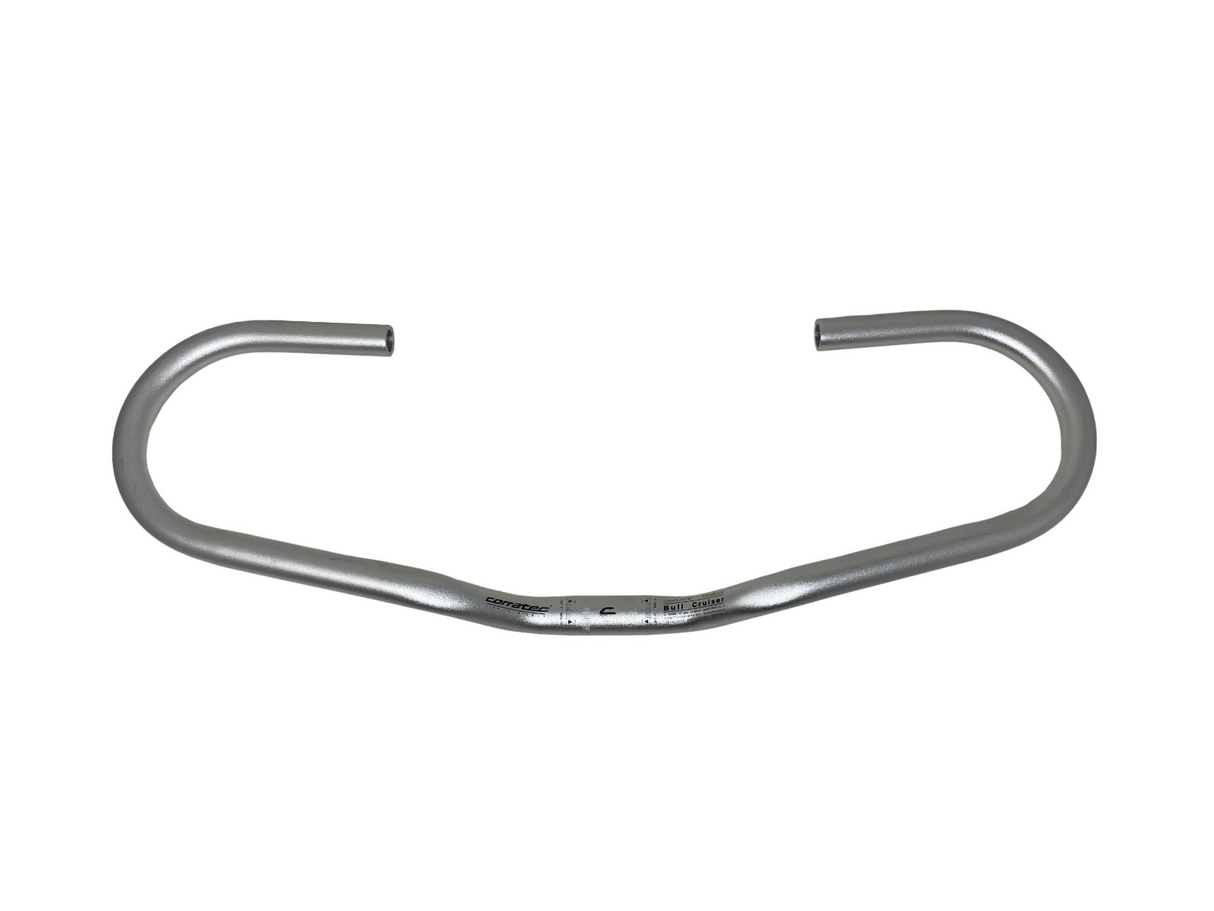 Corratec Bull Cruiser Aluminum Handlebar - 585mm - Silver - 25.4mm Clamp - Sportandleisure.com (6967880581274)