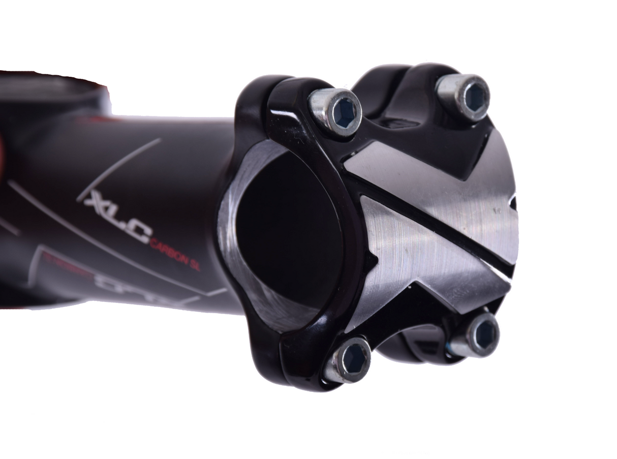 XLC Carbon Alloy SL Stem - 31.8mm - 8 Degree Rise - Black - Sportandleisure.com (6968093900954)