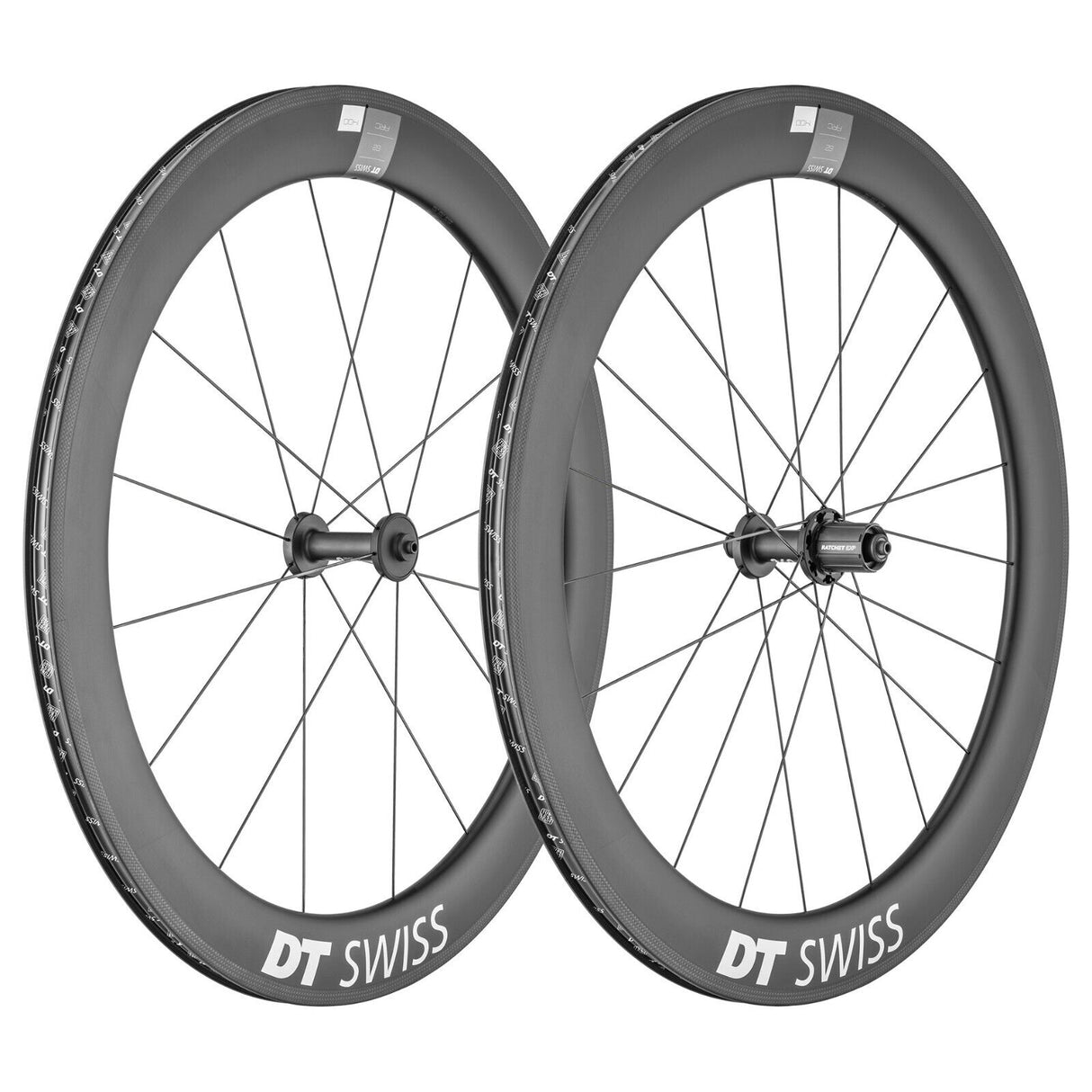 DT Swiss ARC 1400 DICUT Clincher Wheel Set - Rim Brake - 62mm - Sportandleisure.com