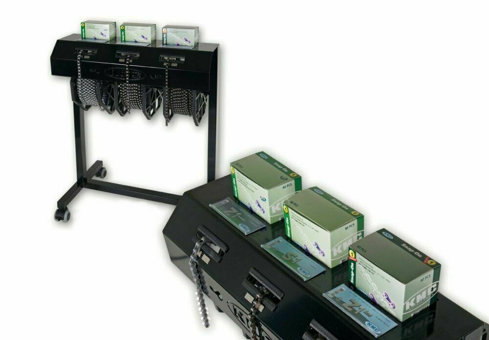 KMC Reel Centre Pro Work Shop Chain Dispenser For 3 x 50m Chain Rolls RRP: £500 - Sportandleisure.com (6968107761818)