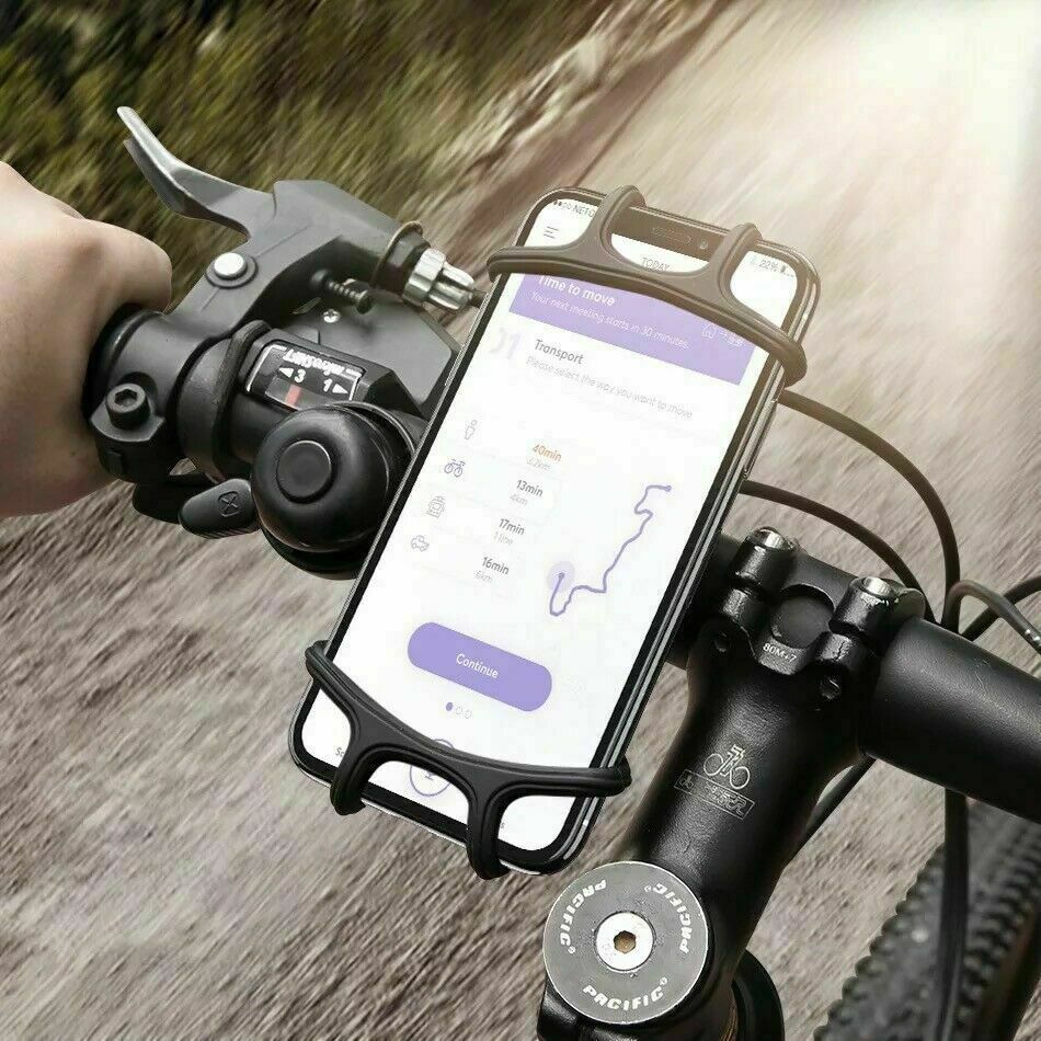 Silicone Phone Holder For Bikes / Motorbikes / Pushchairs - iPhone / Samsung - Sportandleisure.com (6968170053786)