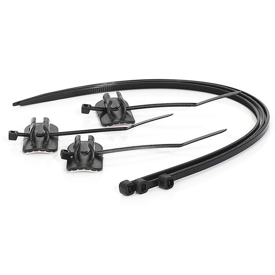 XLC 3 Piece Self-Adhesive Cycle Cable Guide Set - Black - Sportandleisure.com