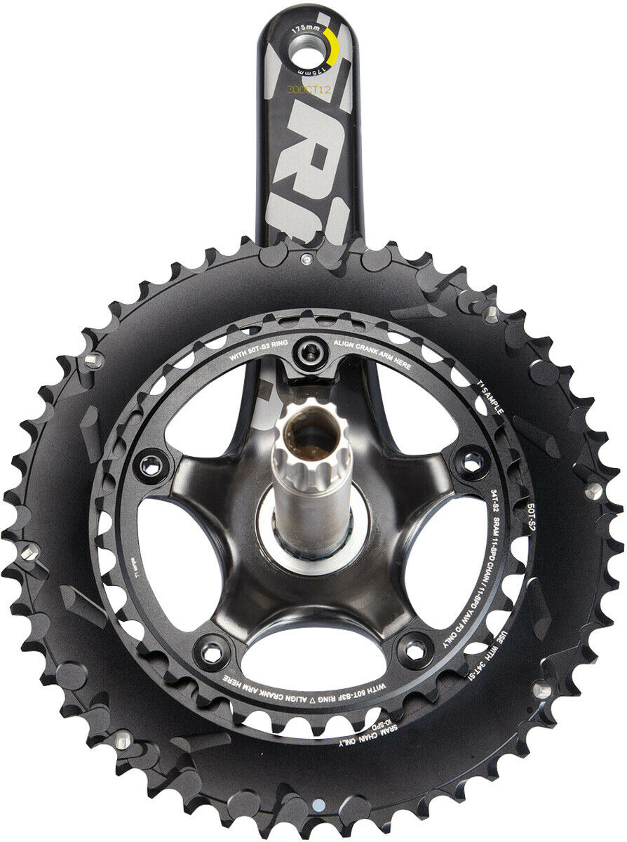 SRAM Red 22 Crankset - 53/39t - 177.5mm Arm - GXP - 00.6118.106.005 - Sportandleisure.com (6968014700698)