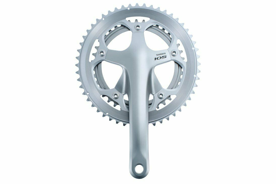 Shimano 105 FC-5600 Double Chainset 53 / 39 Tooth Chainset - 170mm Arm - Silver - Sportandleisure.com (6968126341274)