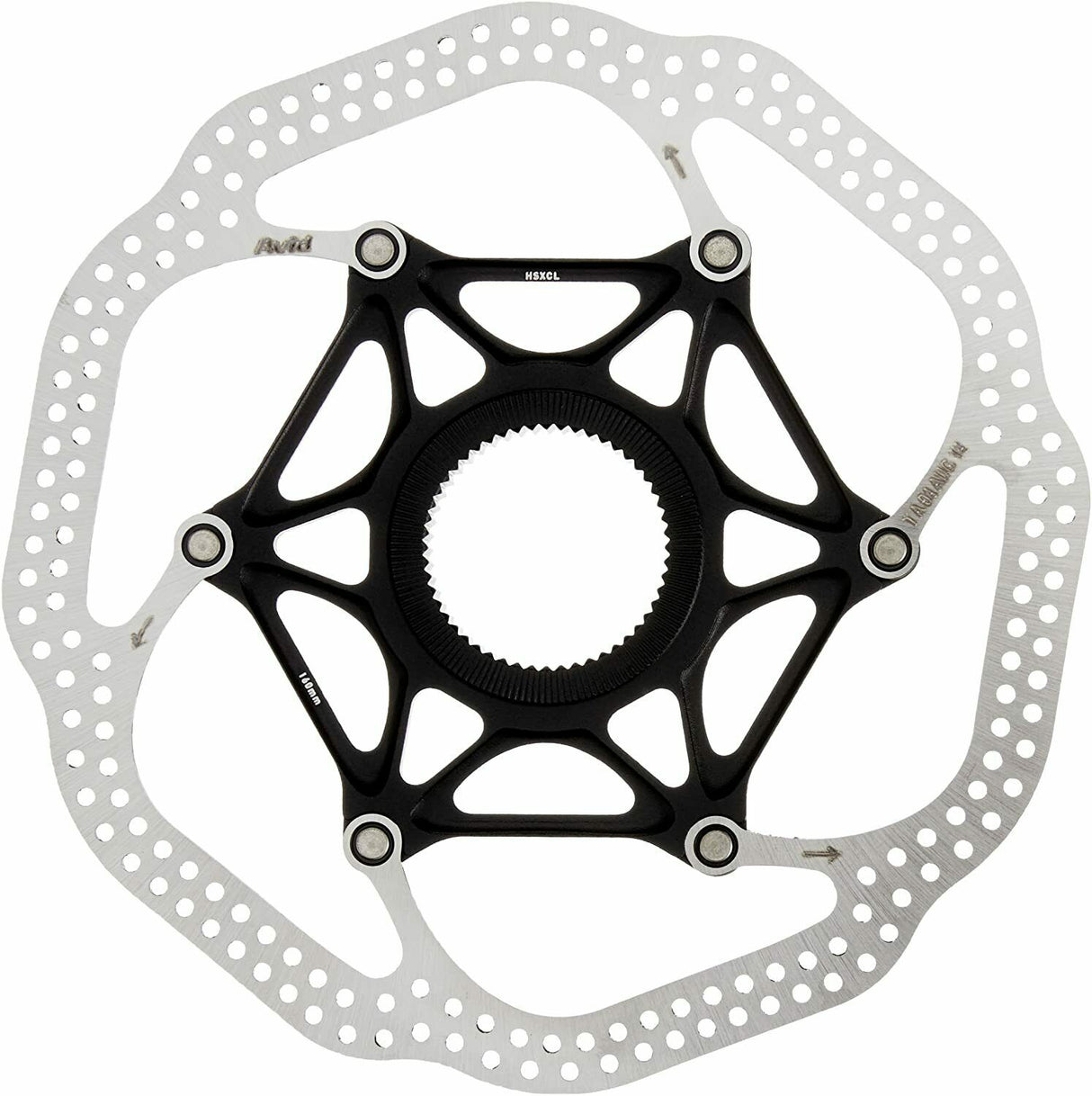 AVID / SRAM HSX Heat Shedding 2 Piece Centrelock Rotor - 160mm - Sportandleisure.com (7448650809601)