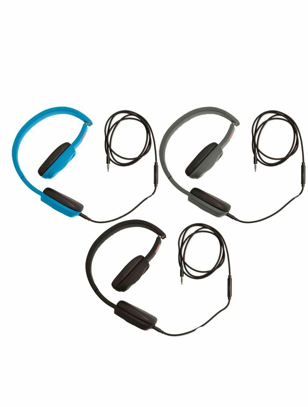 Outdoor Tech Bajas Foldable Wired Headphones - Black / Blue Or Grey - Sportandleisure.com (7075172909210)