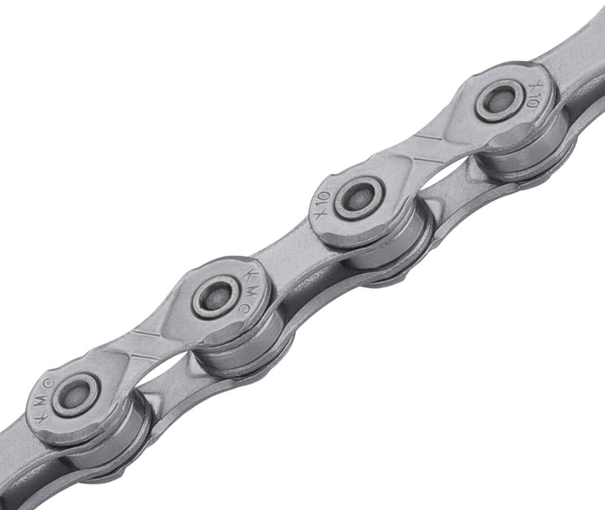 KMC X10 EPT 10 Speed Bike Chain - 114L - Silver EPT - Sportandleisure.com