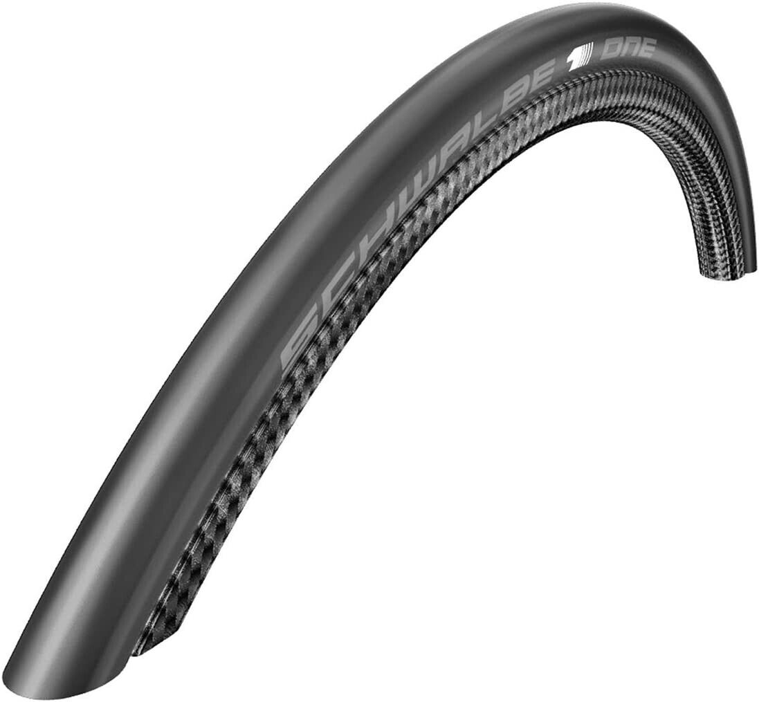 Schwalbe ONE 700 x 23c V-Guard Folding Tyre - Black - Sportandleisure.com