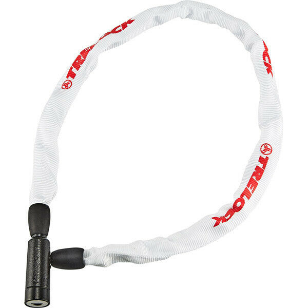Trelock BC 115 Chain Lock - 110cm x 4mm - White - Sportandleisure.com (7452841902337)