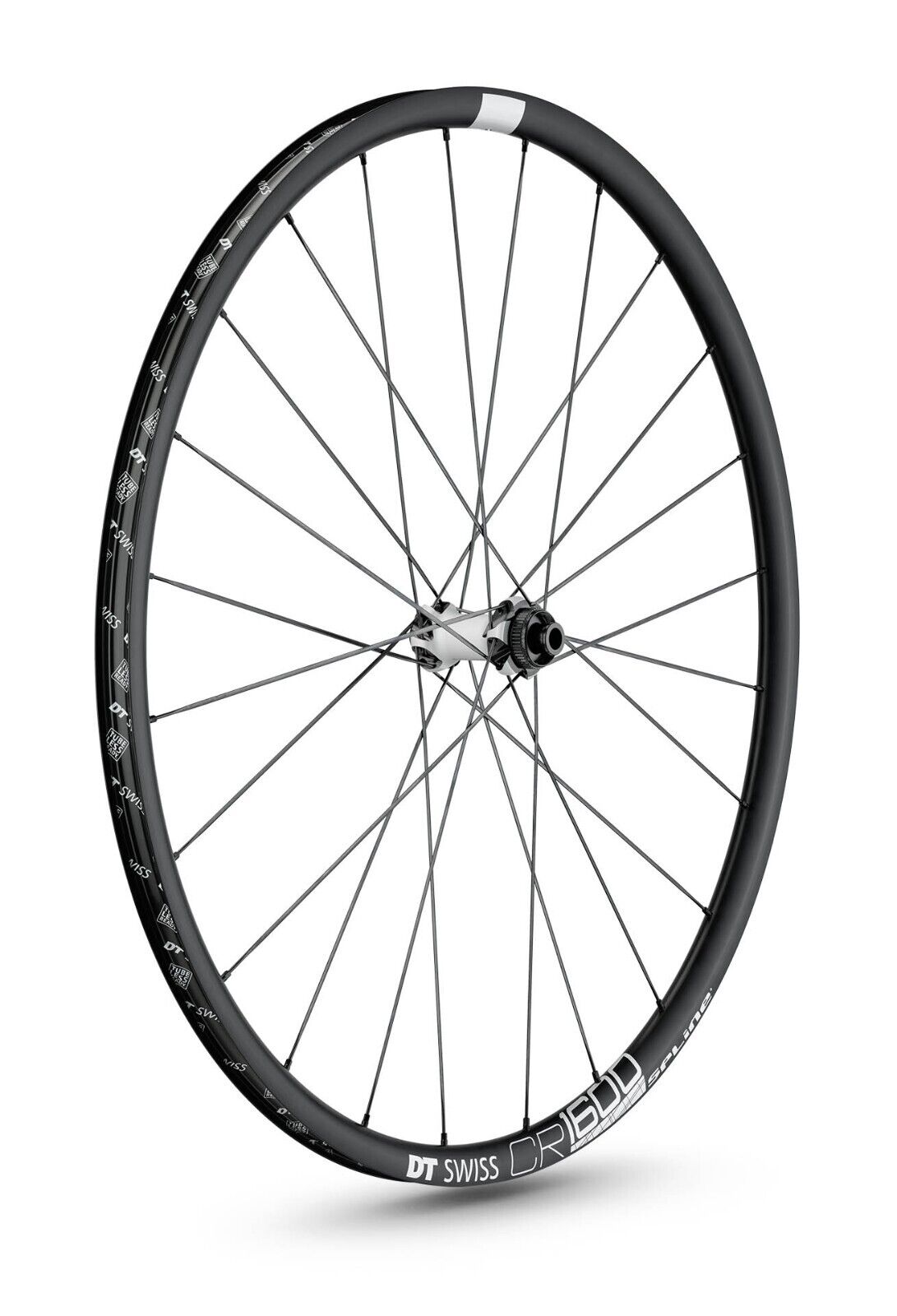 DT Swiss CR 1600 Spline 23 700c Cross Road Disc Brake Wheelset - 12mm Axle - Sportandleisure.com