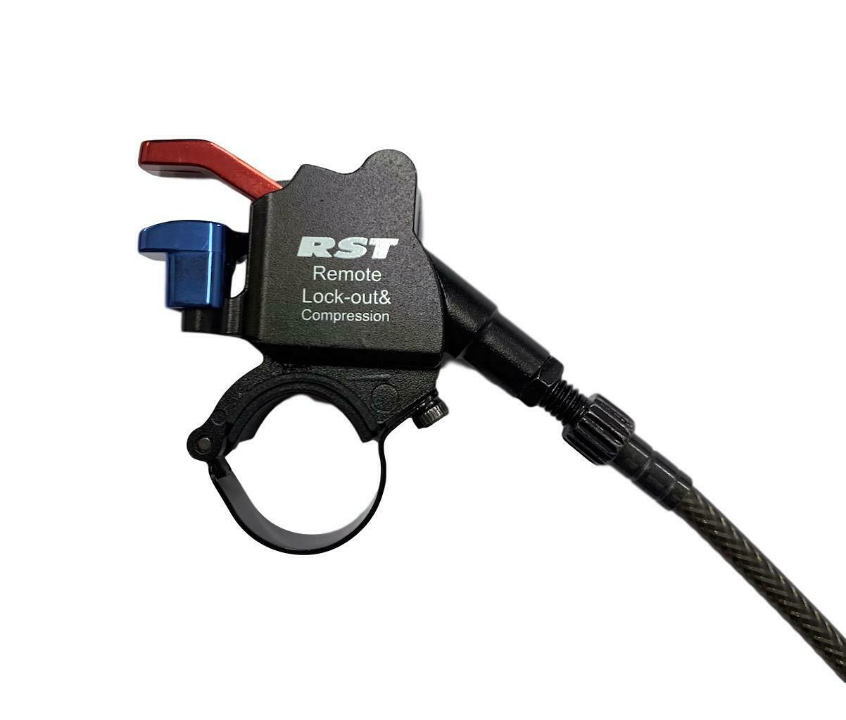 RST First 30 26" MTB Tapered Air Fork - 100mm Travel - Remote Lockout - White - Sportandleisure.com (6968037245082)