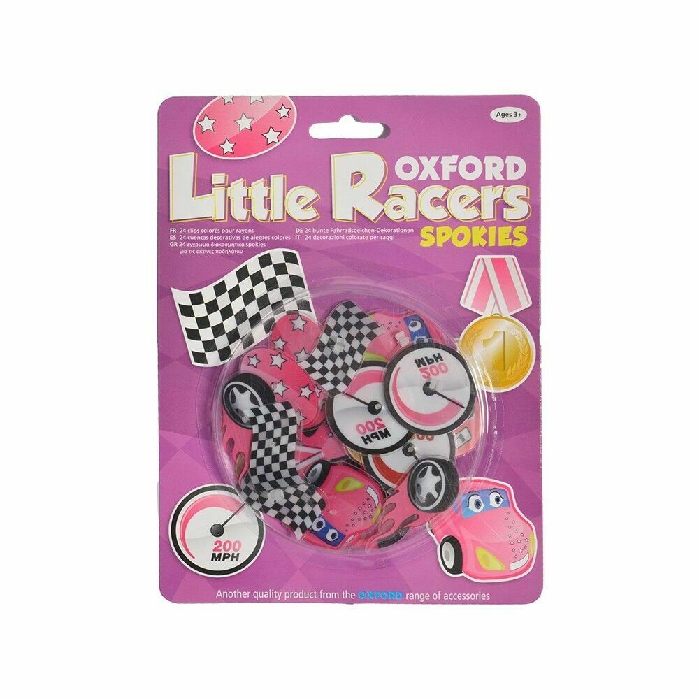 Oxford Little Racers Spokies - Kids Colourful Bicycle Spokey Dokeys - Snap Fit - Sportandleisure.com (6968072077466)