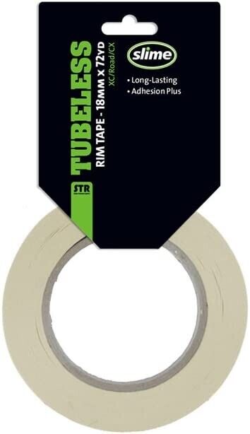 Slime 18mm Road / Gravel Bike Tubeless Tape - 65m Roll - Sportandleisure.com