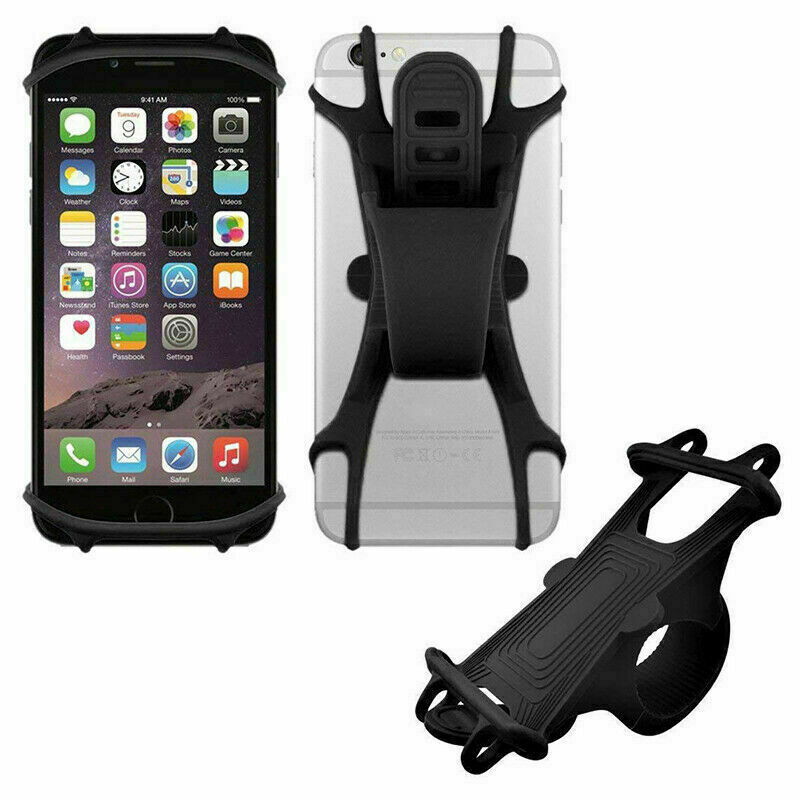 Silicone Phone Holder For Bikes / Motorbikes / Pushchairs - iPhone / Samsung - Sportandleisure.com (6968170053786)