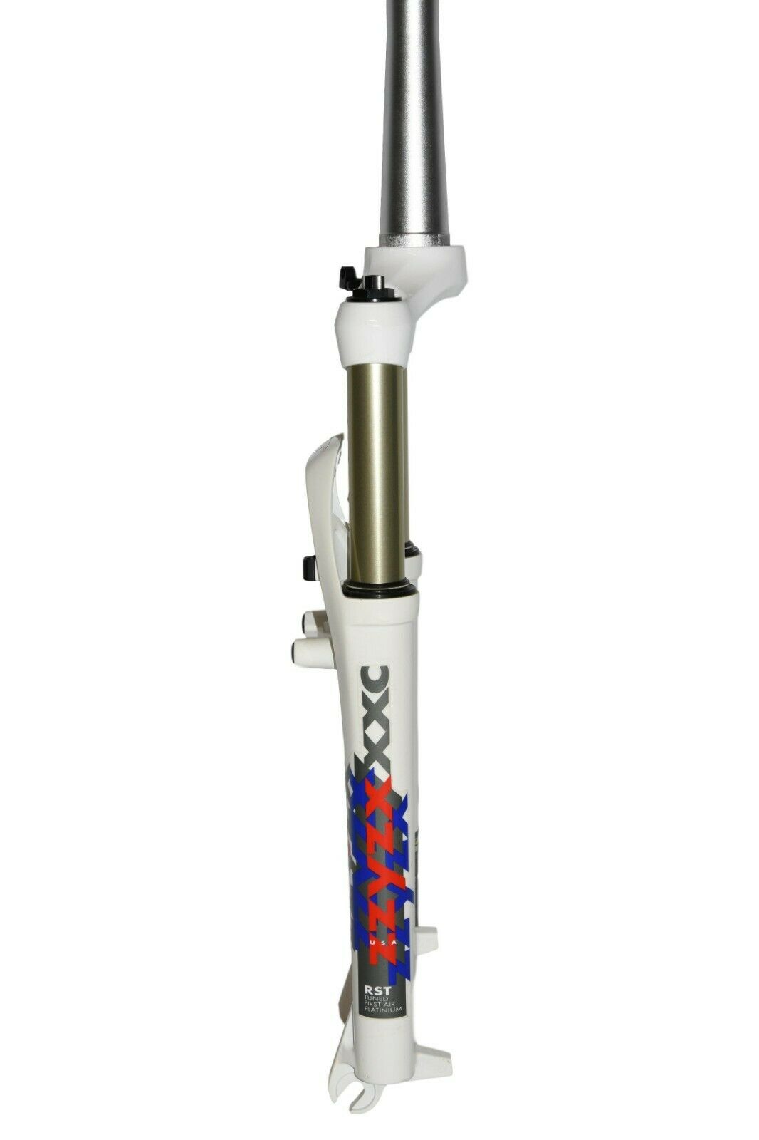 RST First Platinum 26" MTB Tapered Air Fork - 100mm Travel - Remote Lockout - Sportandleisure.com (6968046190746)