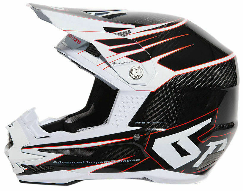 6D ATB-1 Attack Full Face Enduro / Down Hill Helmet – Large – Black & White - Sportandleisure.com (6968031772826)