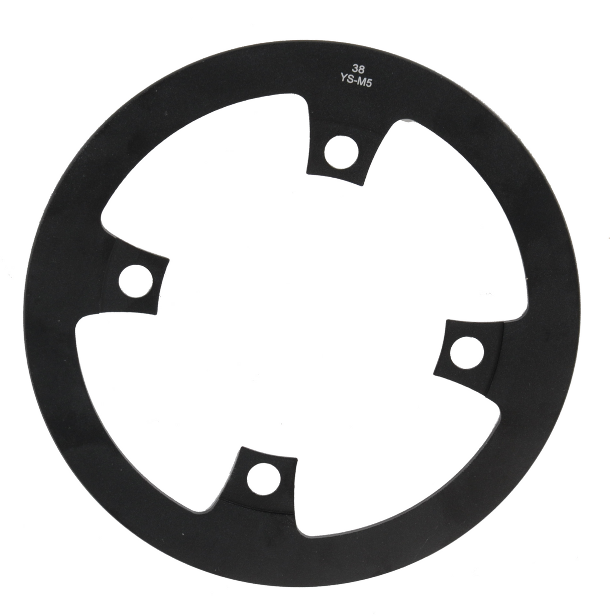 Miranda Bosch E-Bike 38T 4 Bolt Chain Guard - CNC Alloy - Black/Silver - Sportandleisure.com (6968089510042)