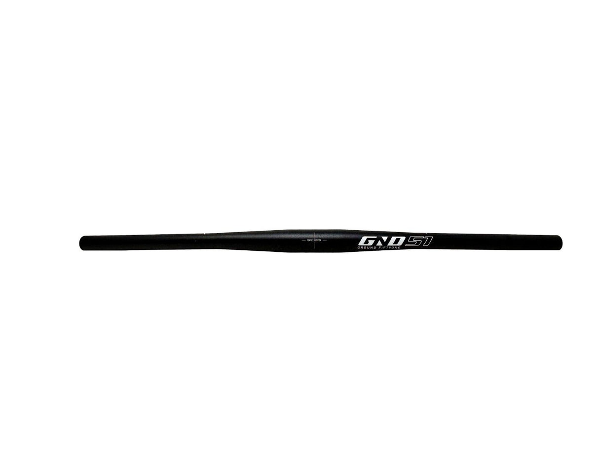 Ghost GND 51 Team Alloy Flat Bars - 680mm - Black - Sportandleisure.com