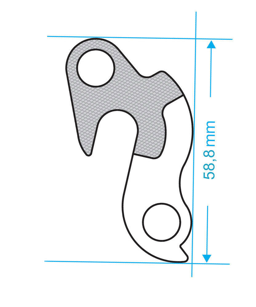 Bulls GH-014 Rear Derailleur Hanger / Drop Out - B'Twin Bianchi Carrera Cube GT - Sportandleisure.com (6968047665306)