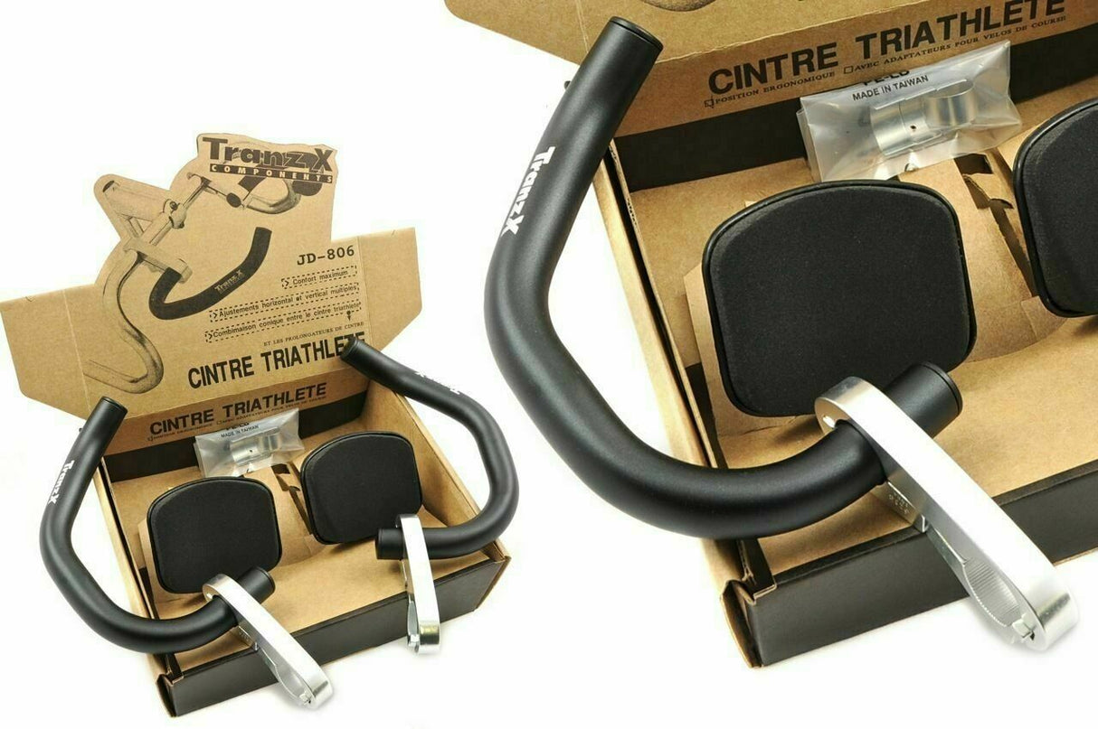 Adjustable Clip On Cycling Bicycle Triathlon / TT / Tri-Bars - 22.2mm Handlebars - Sportandleisure.com (6967886053530)