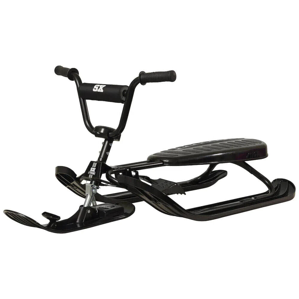 Stiga Snow Racer Curve SX Pro Snow Sledge - Black - Sportandleisure.com
