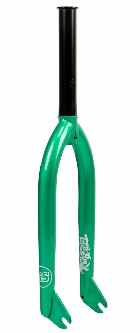 Total BMX 18” GS Chromo Forks 165mm Steerer - Metallic Green - Sportandleisure.com (6968078663834)