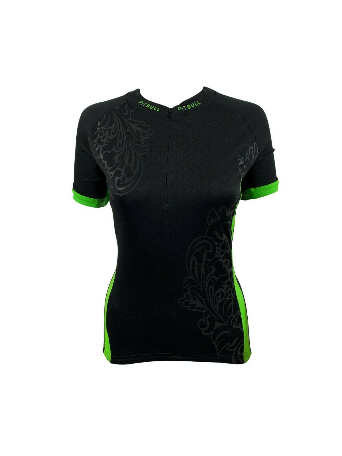 Pitbull Zara Womens Short Sleeve Cycling Jersey - Fuchsia Pink or Apple Green - Sportandleisure.com (6967895523482)