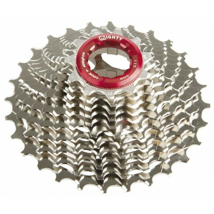 Mighty 11 Speed 11 - 28T Ultralight Road Bike Cassette - Silver - SRAM / Shimano - Sportandleisure.com (6968049926298)