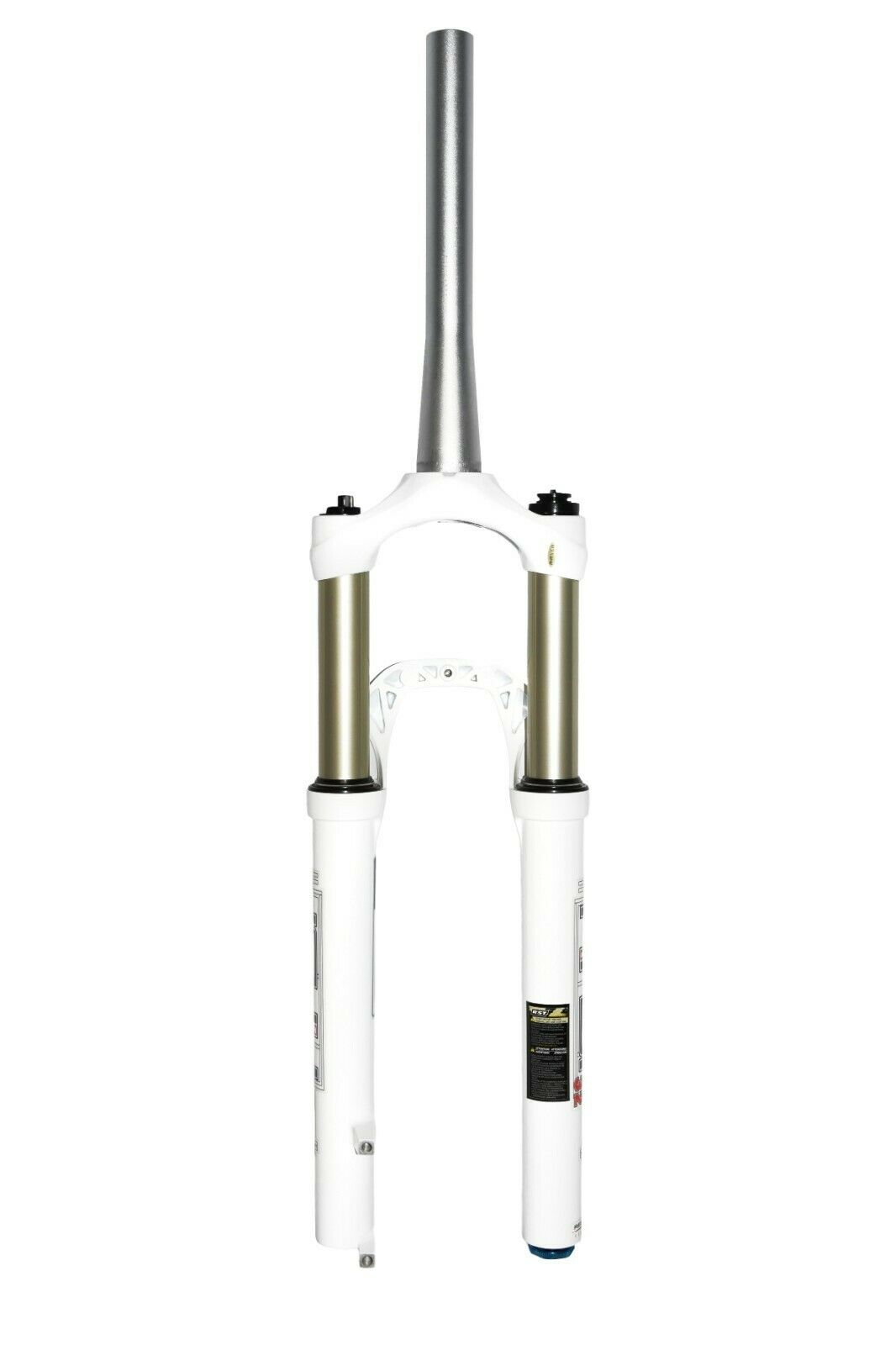 RST First 32 26" MTB Tapered Air Fork - 100mm Travel - Remote Lockout - White - Sportandleisure.com (6968046846106)